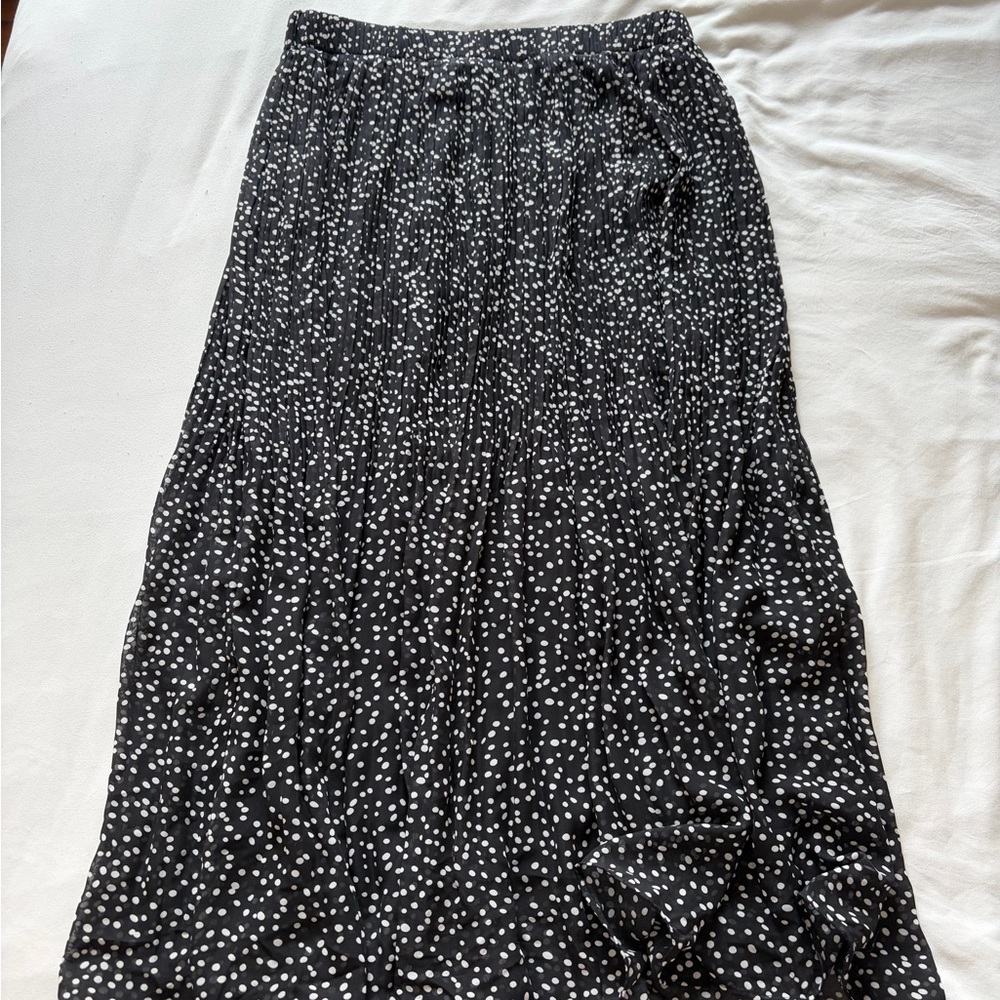 Black and White Polka Dot Women's Skirt